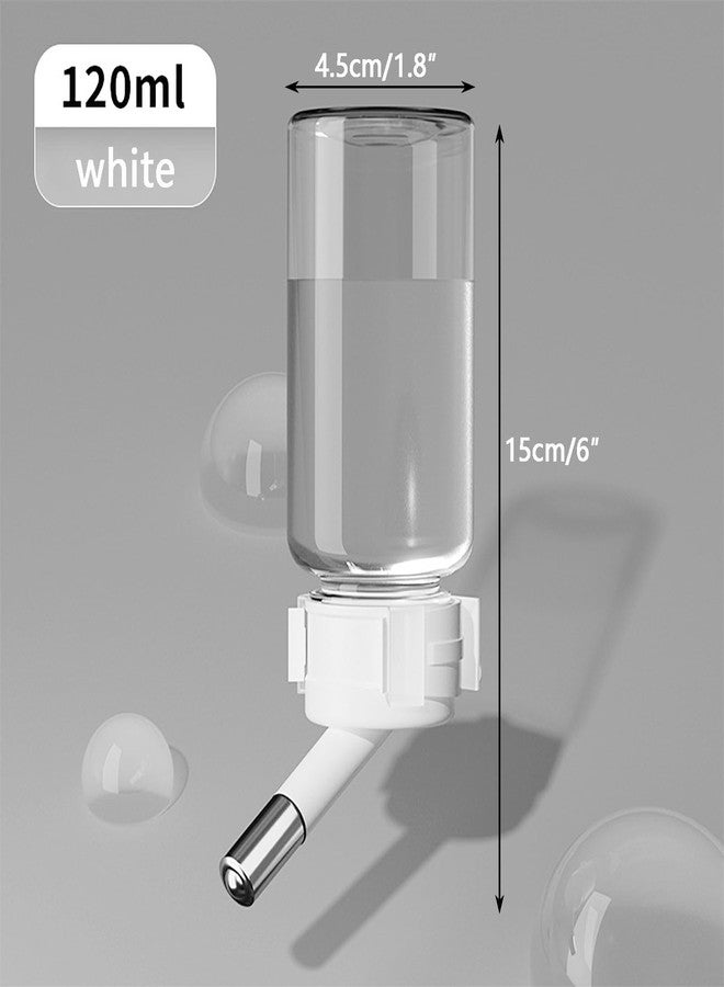 GKYZBB 120ml Hamster Water Bottle,Wall Mounted No Drip Gerbil Water Feeder Dispenser for Hamster Gerbils Mice Degus Lemming Hedgehog Small-Sized Pet - Image 2